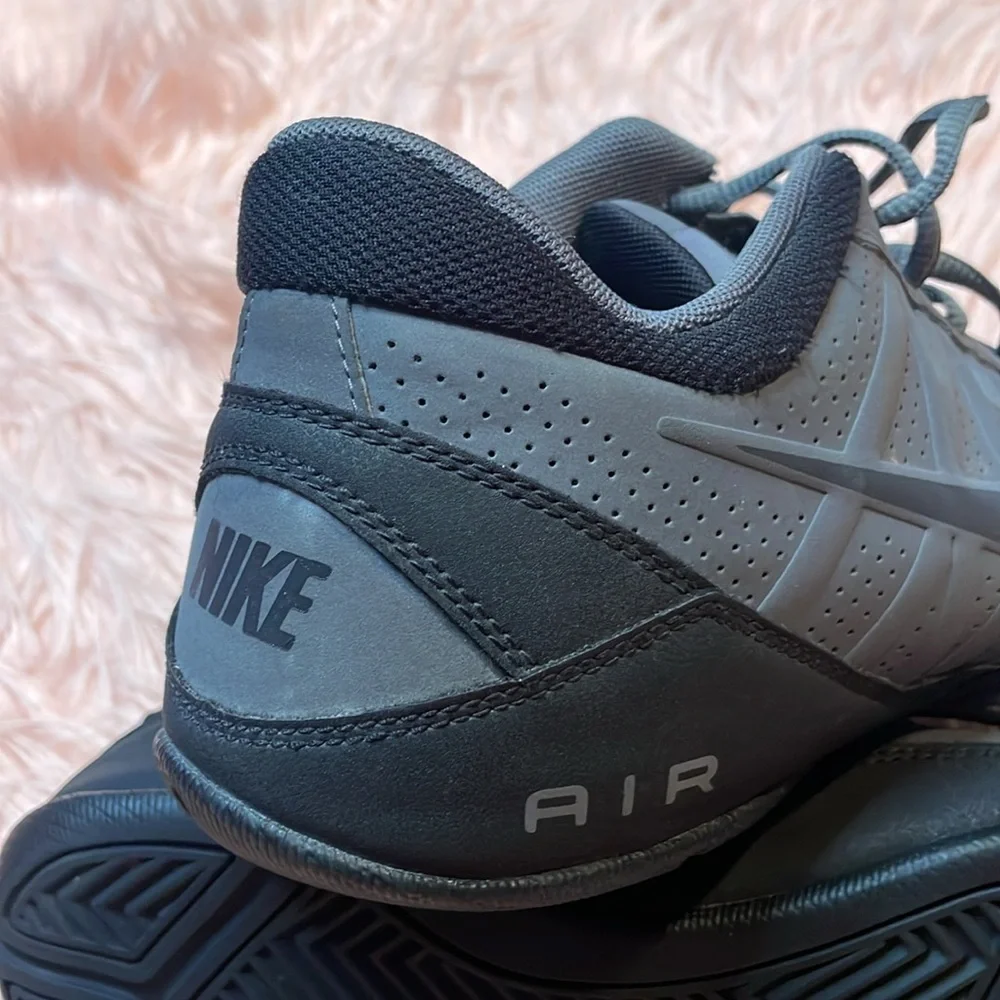 Nike Air Men's Ring Leader Low Trainer Shoes Sneakers Gray & Black‎ Size 7.5